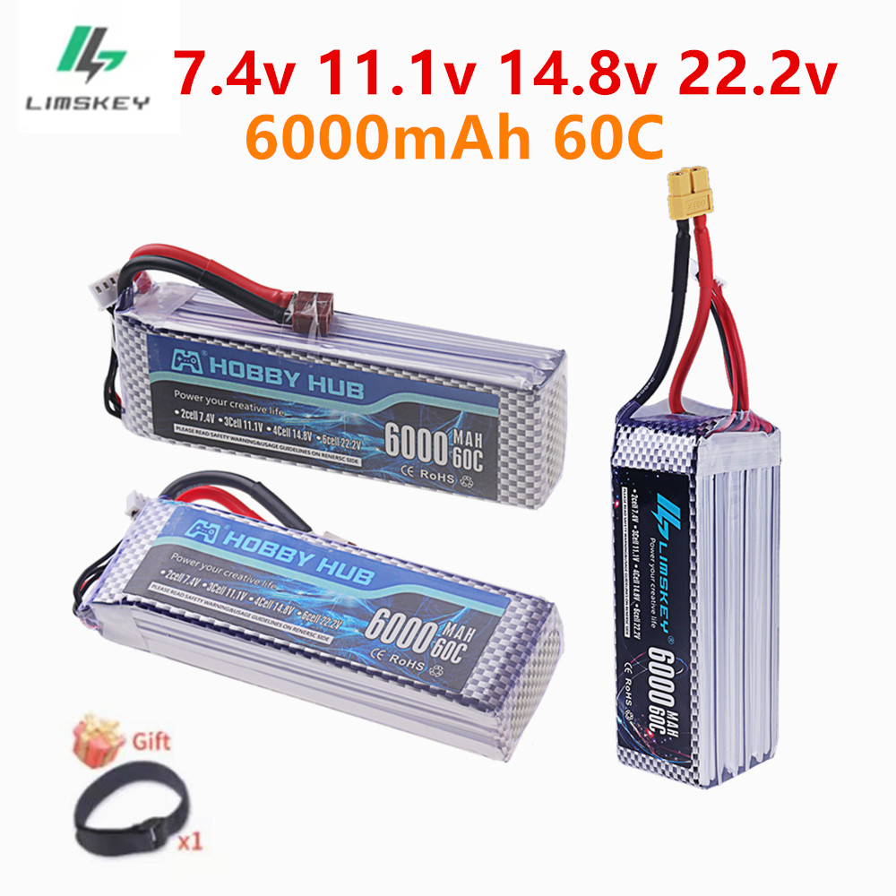 7,4V 11,1V 14,8V 22,2V 6000mAh - 4S Lipo Battery 14.8V 6000Mah recensie en prijs