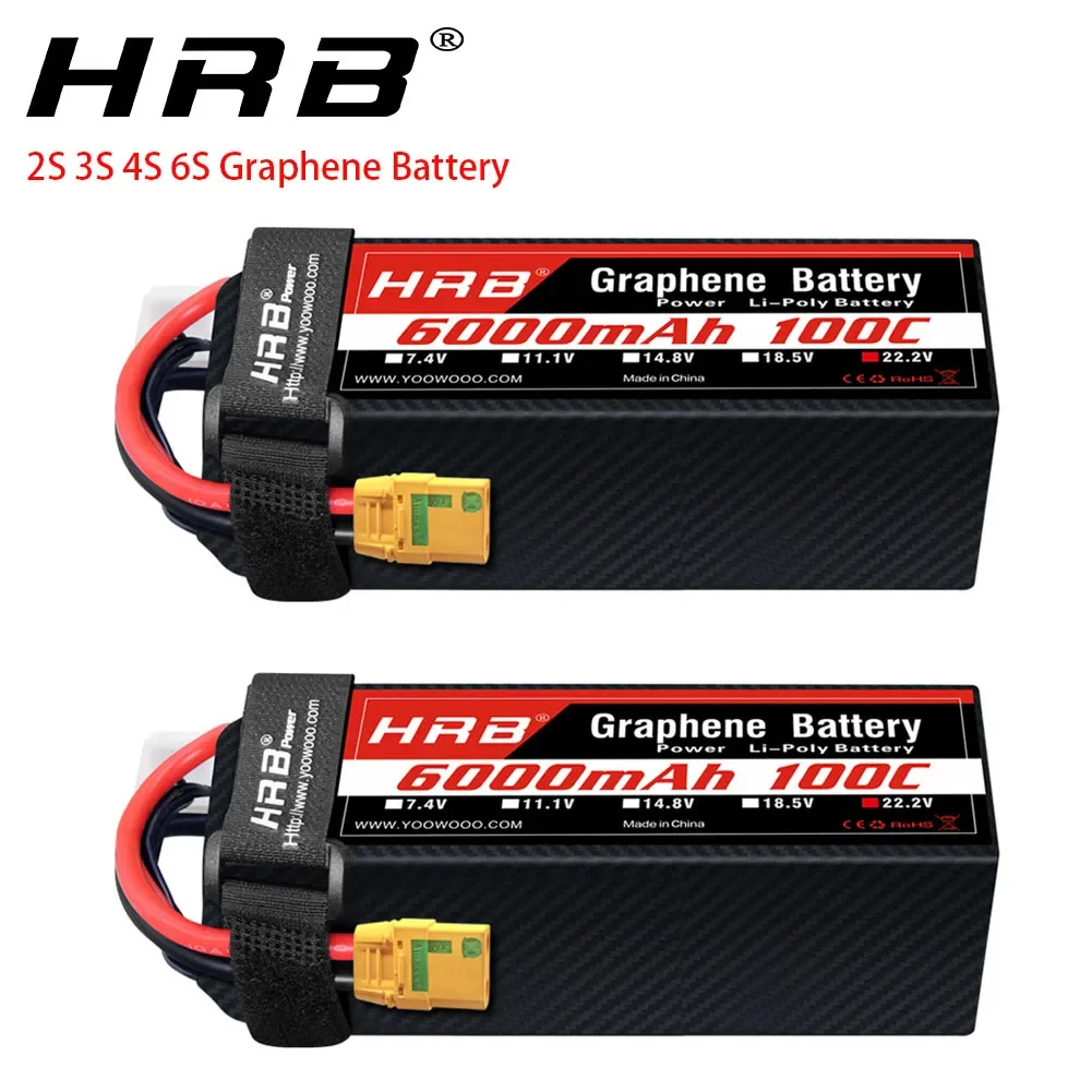 2PC Grafeen Batterij 2S 3S 4S  - 6S Lipo Battery 22.2V 5000Mah recensie en prijs