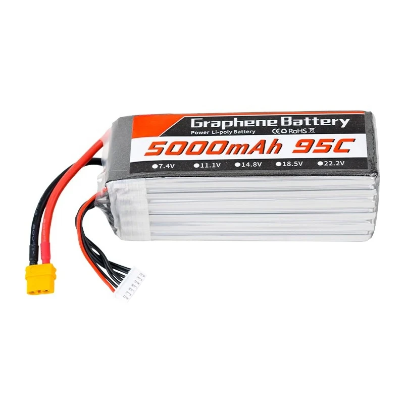 Graphene Lipo-batterij 5000mAh - 6S Lipo Battery 22.2V 5000Mah recensie en prijs